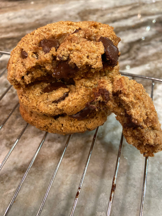 Gluten Free Friendly Toasted Almond Chocolate Chip